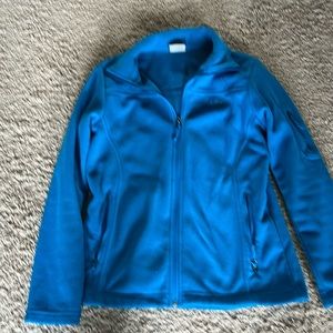 Blue Columbia fleece coat